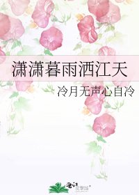 瀟瀟暮雨灑江天